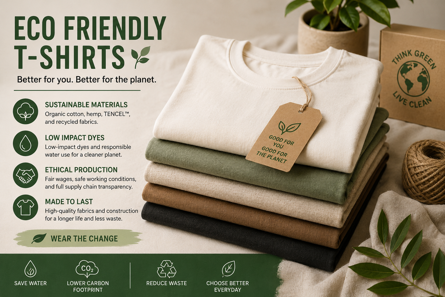 Eco Friendly T Shirts: How to Choose a Tee That’s Actually Sustainable